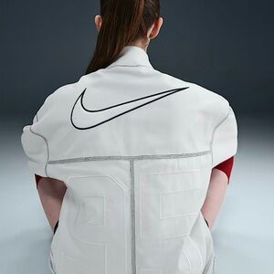Nike Women's White Bomber Jacket